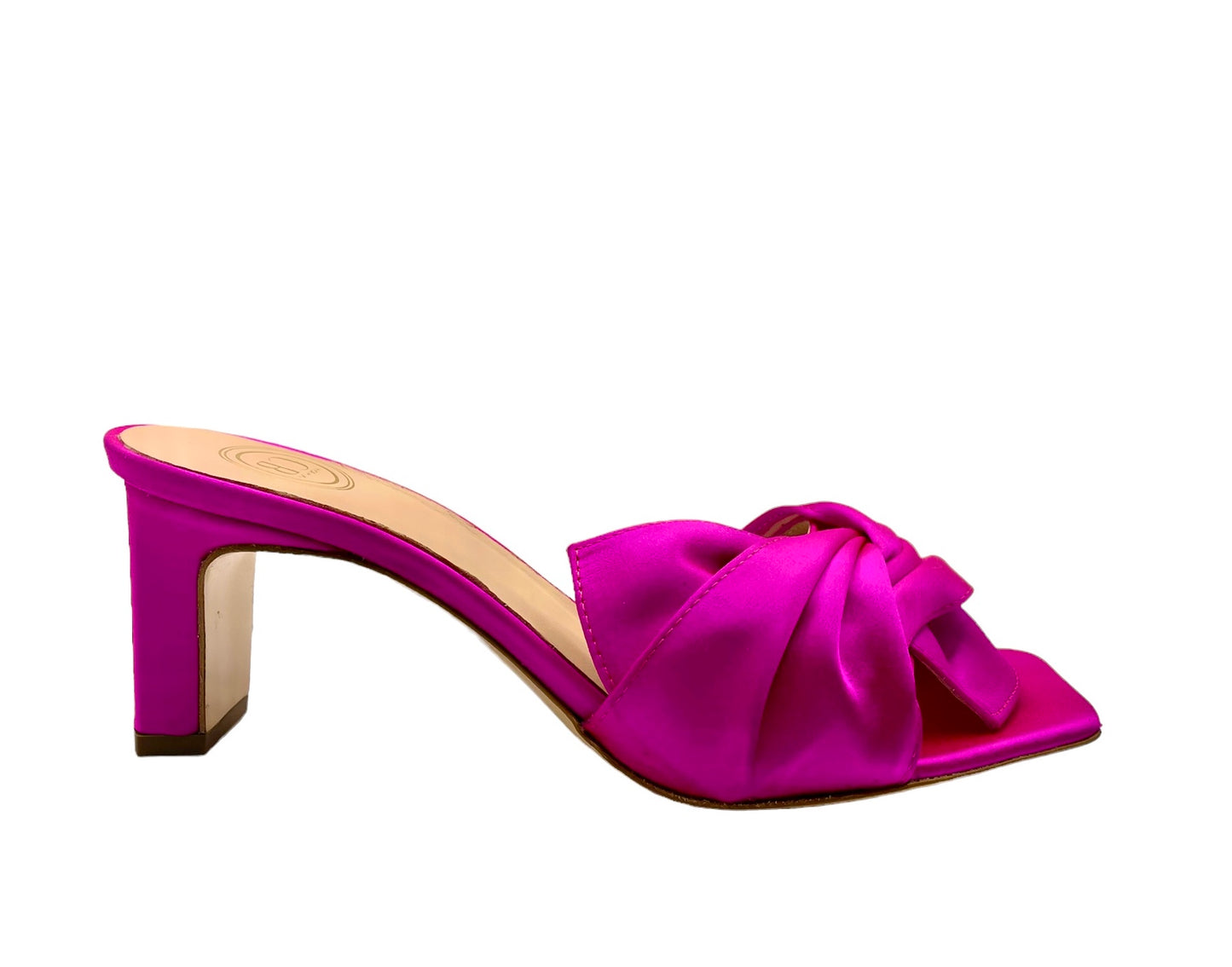 Sorrento Heel Satin Fuchsia