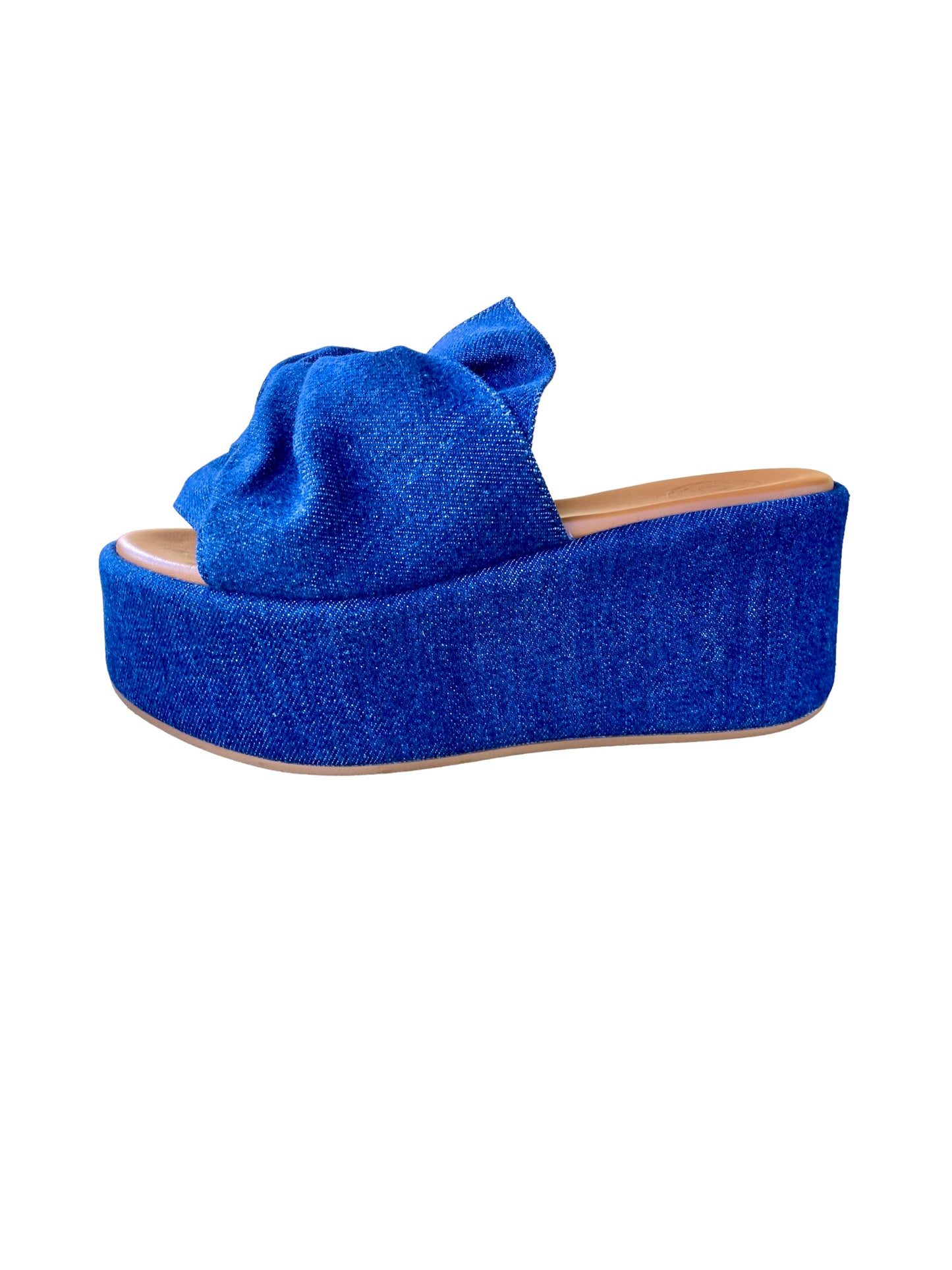 Italia Wedge Denim