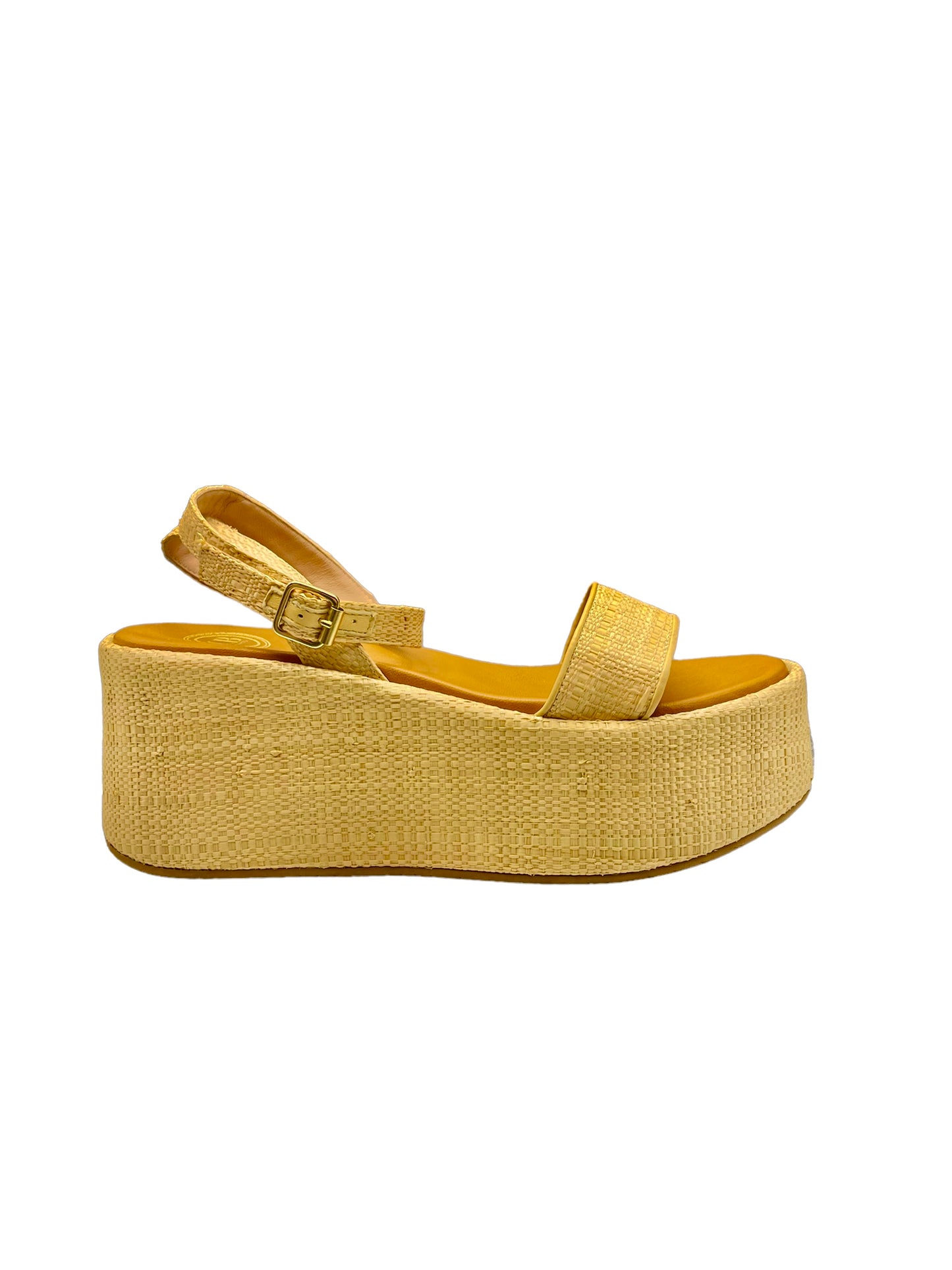 Amalfi Raffia Wedge