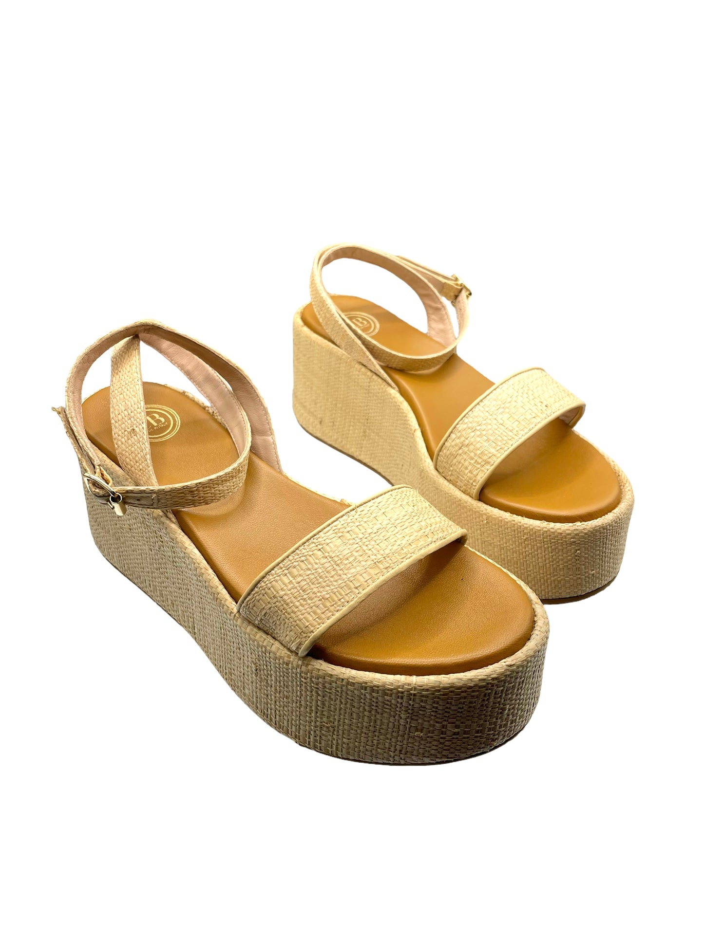 Amalfi Raffia Wedge