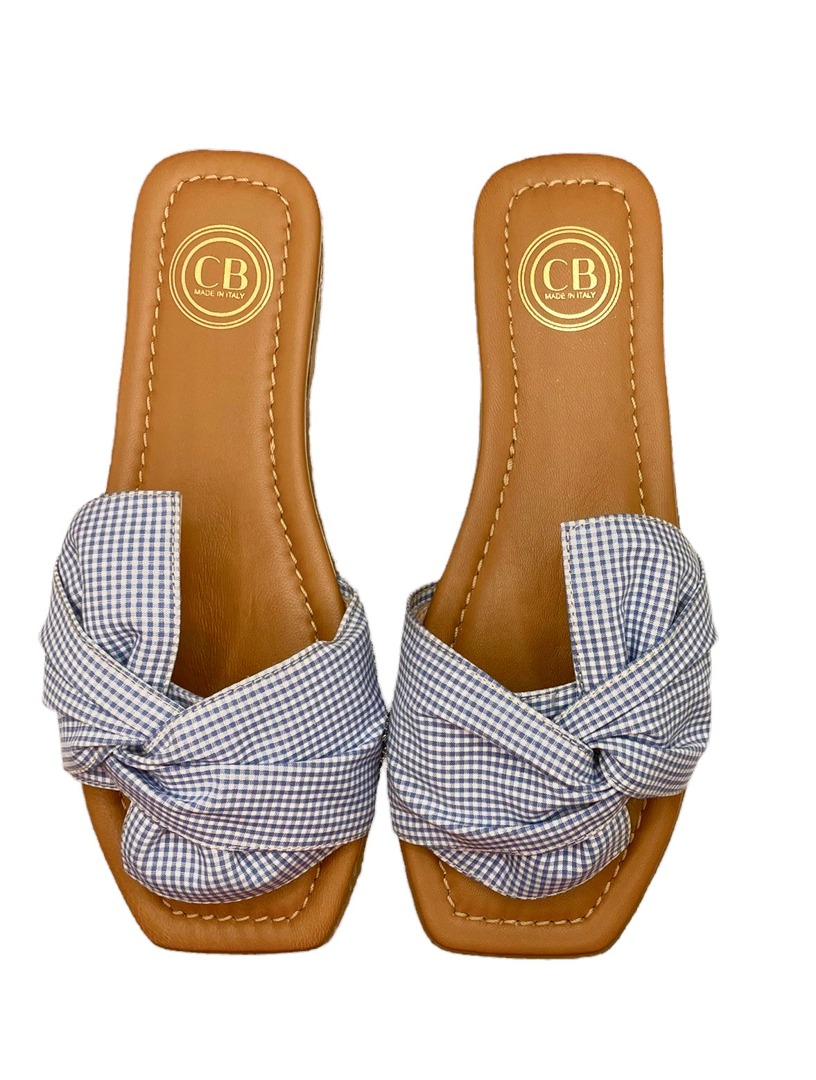 Sorrento Flat Blue Gingham